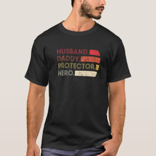 Camiseta Héroe del día del padre de papá marido de hombre