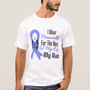Camiseta Héroe del esófago de la cinta del cáncer mi pap