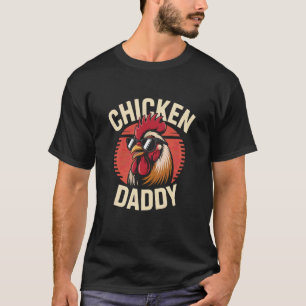 Camiseta Héroe del gallinero del papá de pollo diversión de