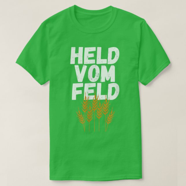 Camiseta Héroe del granjero de campo (Diseño del anverso)