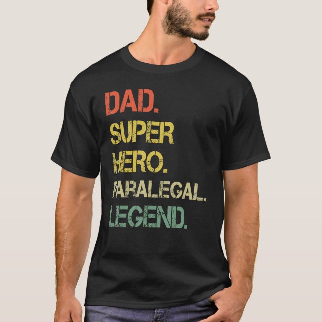 Camiseta Héroe del Héroe Paralegal Fathe (Anverso)
