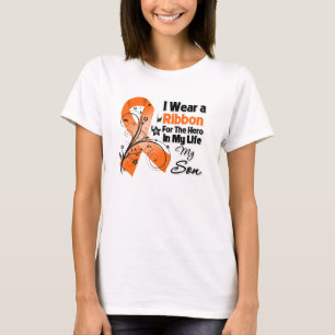 Camiseta Héroe del hijo en mi leucemia de la vida