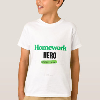 Camiseta Héroe del hogar: Tee en modo de estudiante