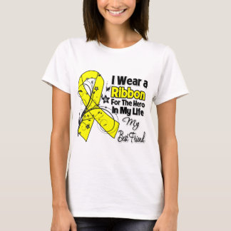 Camiseta Héroe del mejor amigo en mi conciencia del sarcoma