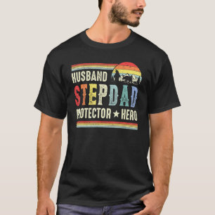 Camiseta Héroe del protector de Stepdad para hombres para v