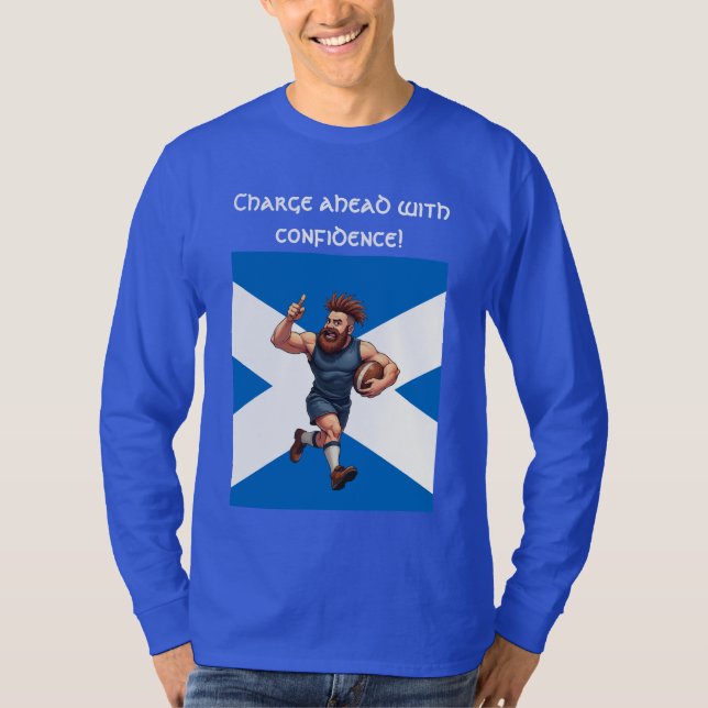 Camiseta Héroe del Rugby Escocés (Anverso)