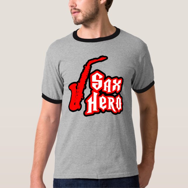 Camiseta Héroe del saxofón (Anverso)