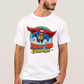 Camiseta Héroe del super papá del Día del Padre