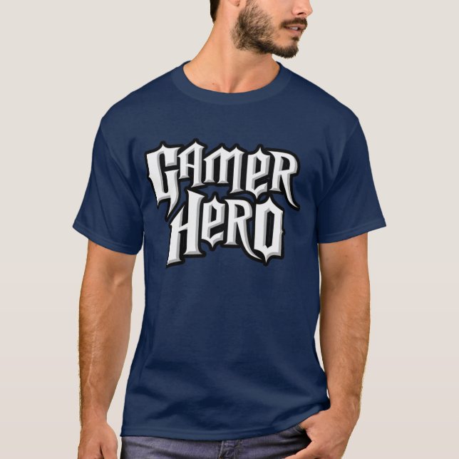 Camiseta Héroe del videojugador (Anverso)
