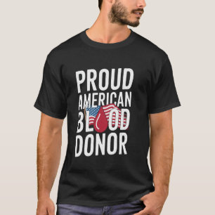 Camiseta Héroe donante de sangre salva vidas de sangre de s