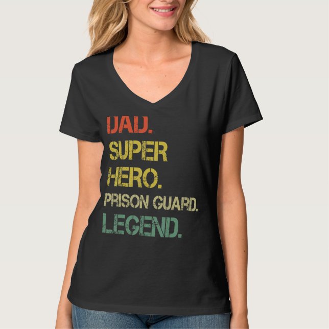 Camiseta Héroe Héroe De La Guardia De Prisiones De Estilo V (Anverso)
