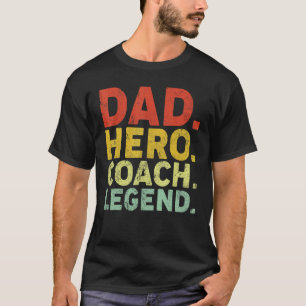 Camiseta Héroe Héroe Héroe Héroe Héroe entrenador Papá Padr