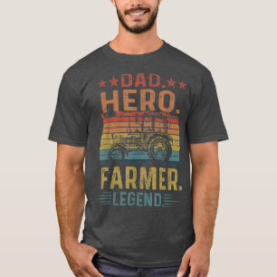 Camiseta Héroe Héroe Héroe para Hombres Granjero Legend Vin
