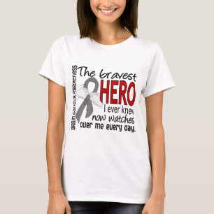 Camiseta Héroe más valiente que he conocido jamás el cáncer