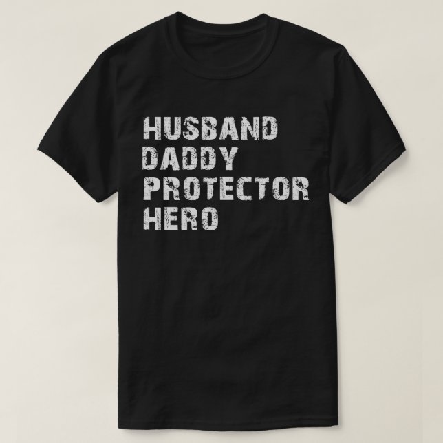 Camiseta héroe protector de papá (Diseño del anverso)