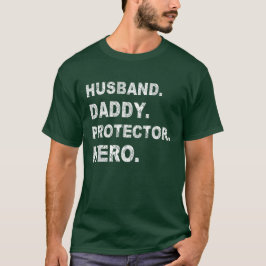 Camiseta Héroe protector de papi para el marido