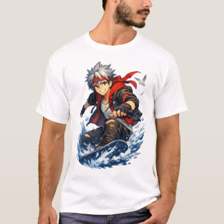 Camiseta Héroe Surfista Aqua Blaze