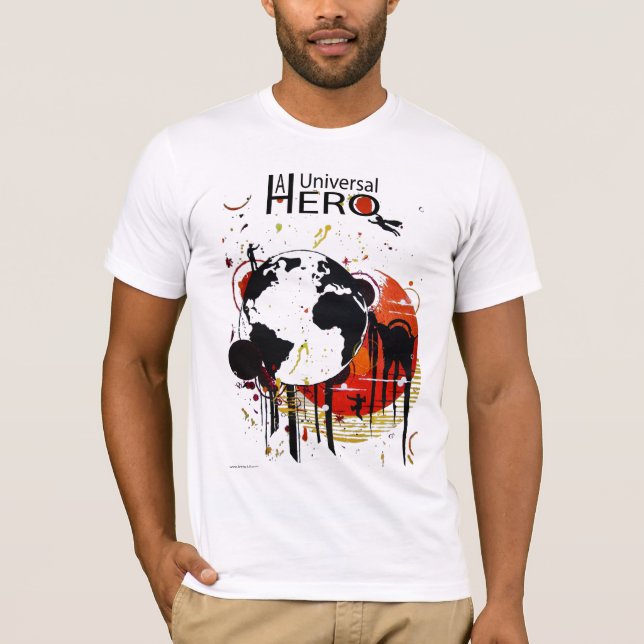 Camiseta HÉROE universal (Anverso)