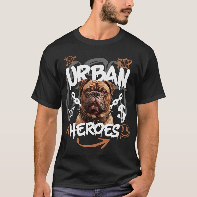 Camiseta Héroe Urbano Perro (Anverso)