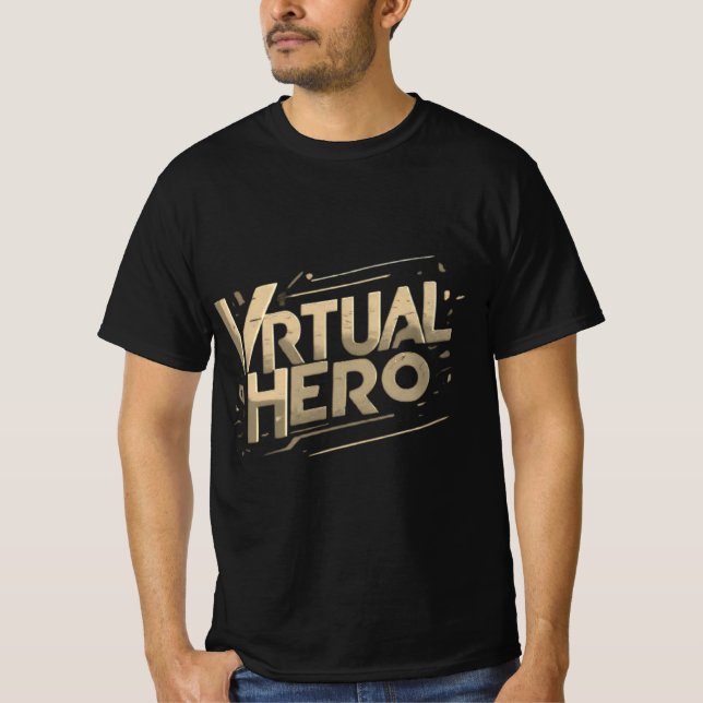 Camiseta Héroe virtual (Anverso)