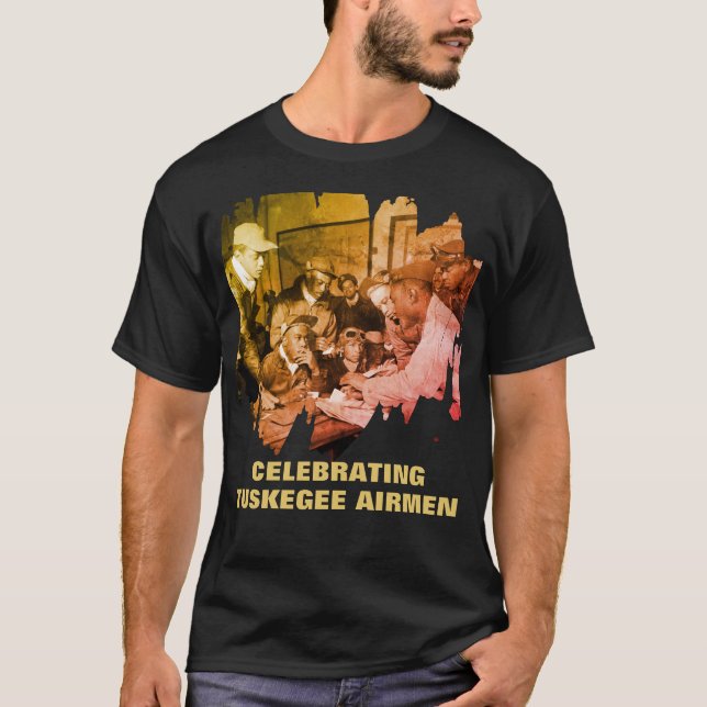 Camiseta Héroes afroamericanos de TUSKEGEE AIRMEN (Anverso)