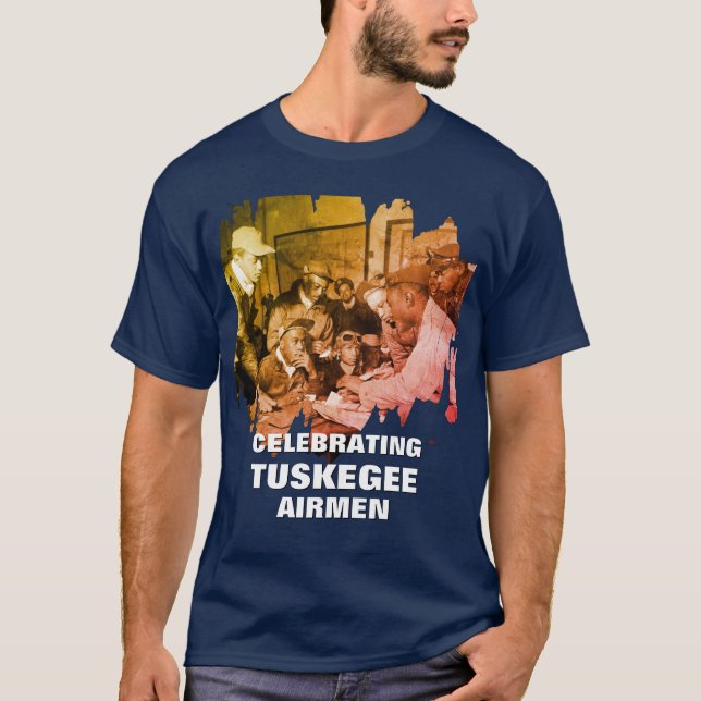 Camiseta Héroes afroamericanos de TUSKEGEE AIRMEN (Anverso)