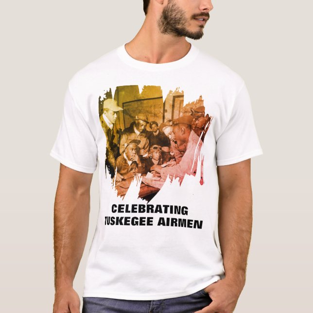 Camiseta Héroes afroamericanos de TUSKEGEE AIRMEN (Anverso)