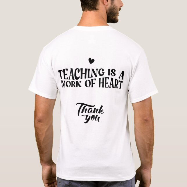 Camiseta Héroes de Aula WITHE (Reverso)