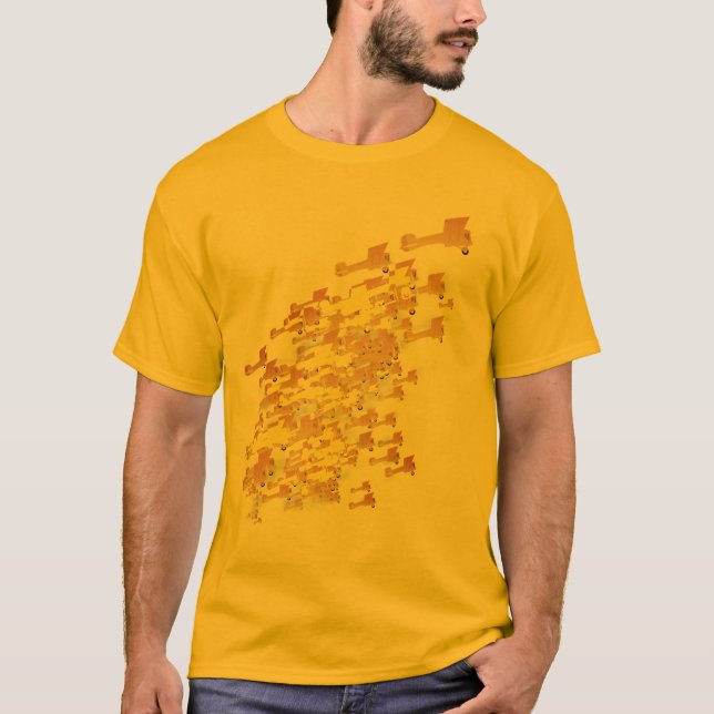 Camiseta Héroes de FLomm: ¡El pelotón! (Anverso)