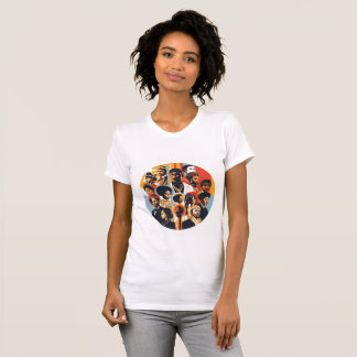 Camiseta Héroes de la historia negra