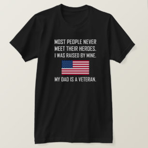 Camiseta Héroes de la reunión mi papá un veterano