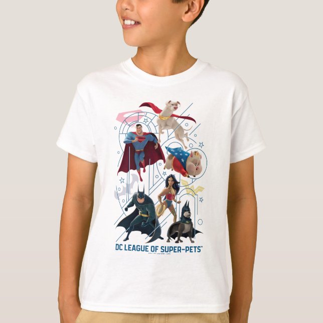 Camiseta Héroes de la Trinidad y Tobago y superMascotas (Anverso)