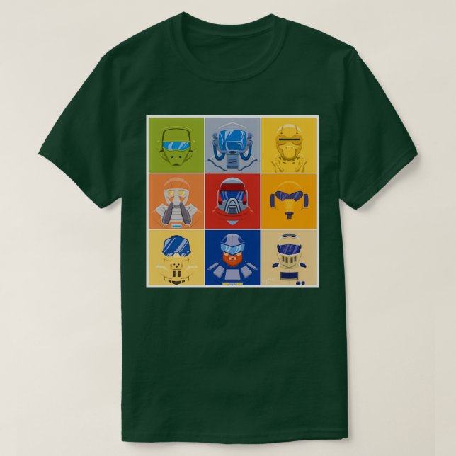 Camiseta Héroes de MASK (Diseño del anverso)