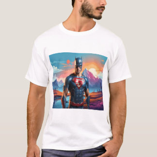 Camiseta Héroes de tendencia: Donde los superhéroes se encu