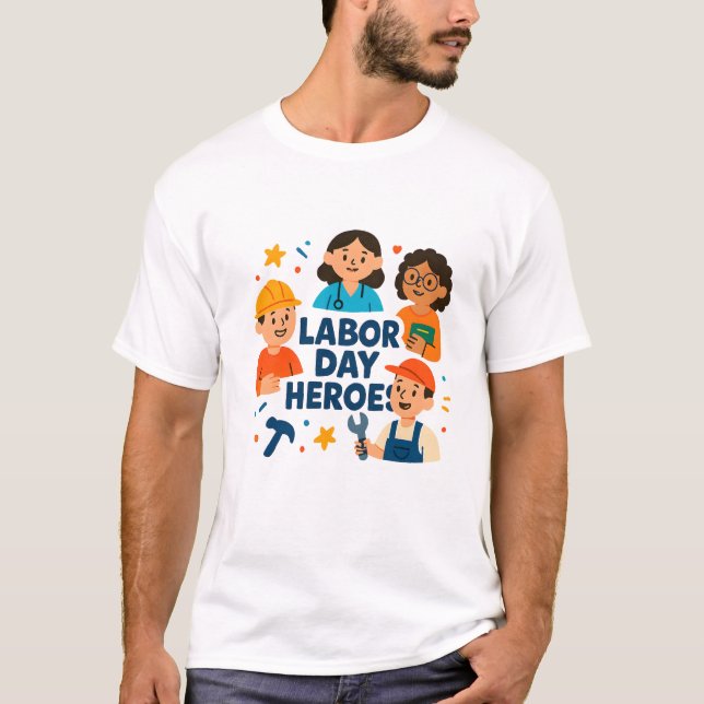 Camiseta Héroes del Día del Trabajo (Anverso)