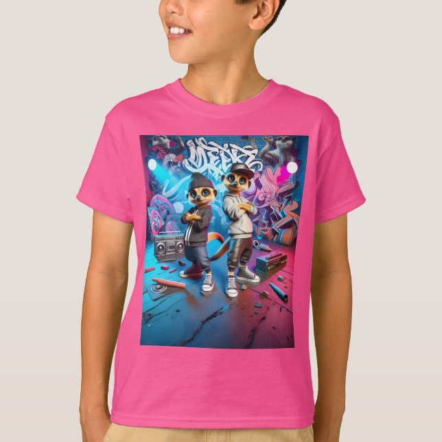 Camiseta Héroes del día, Meerkats (Anverso)