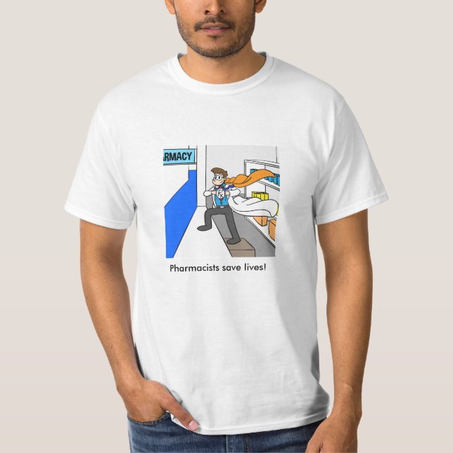 Camiseta Héroes del farmacéutico (Anverso)