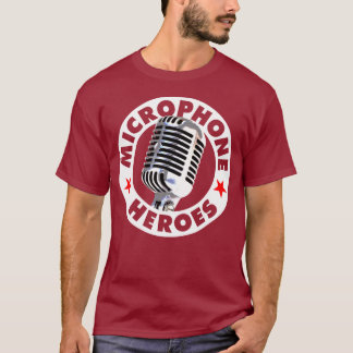 Camiseta HÉROES del MICRÓFONO - 22 colores - logotipo