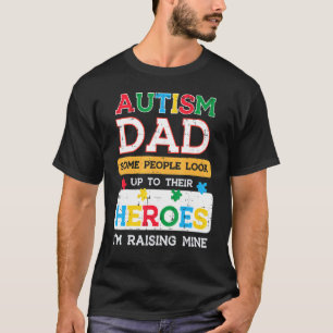 Camiseta Héroes del padre del autismo de hombres Estoy crea