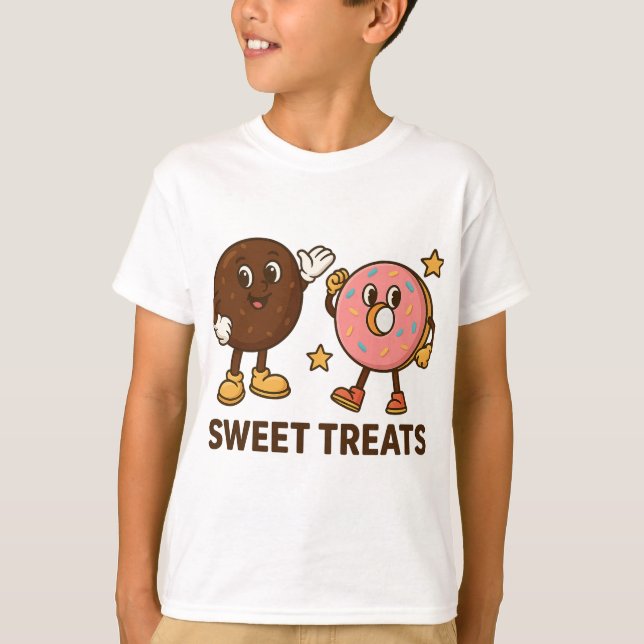 Camiseta Héroes dulces - Deliciosa aventura de Cookie & Don (Anverso)