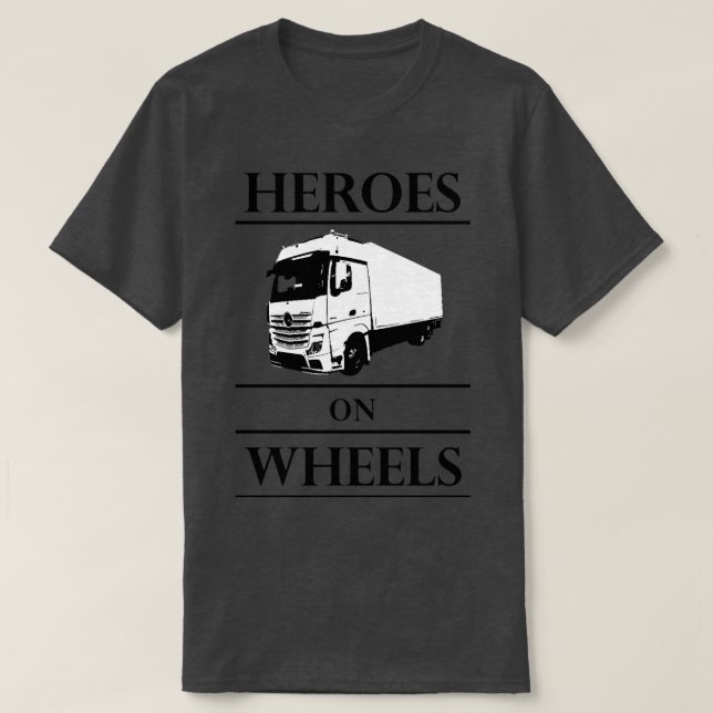 Camiseta Héroes en los camiones (Diseño del anverso)