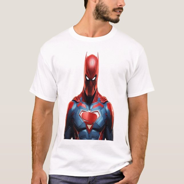 Camiseta Héroes épicos: Superhéroes en hilos de tendencia (Anverso)