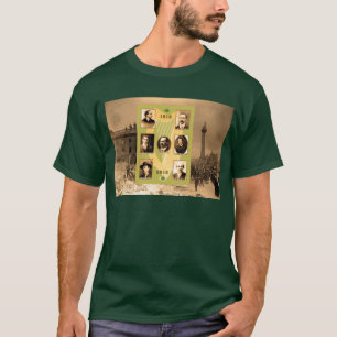 Camiseta Héroes irlandeses para hombre-oscuro-camiseta-ver