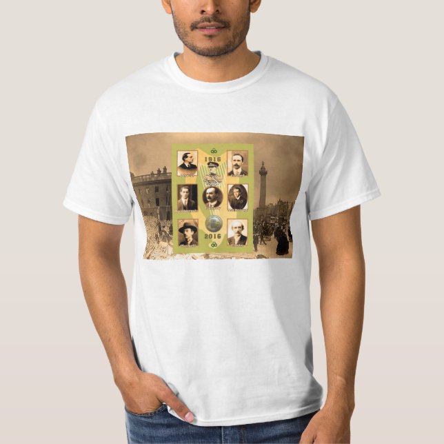 Camiseta Héroes irlandeses para hombres-T-Shirt-White (Anverso)