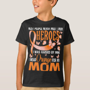 Camiseta Héroes Que Uso Naranja Para Mi Mamá Esclerosis Múl