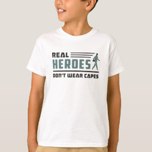 Camiseta Héroes reales Ambulancia paramédica EMT EMS Funny