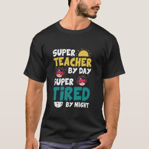 Camiseta Héroes Súper Maestros Divertidos Superhéroes