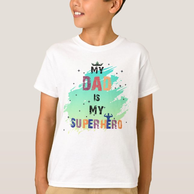 Camiseta Heroic Dad Vibes Kids (Anverso)