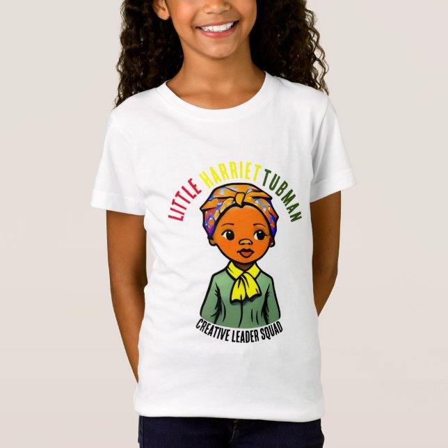 Camiseta Heroína de la historia negra, niños de Harriet Tub (Anverso)