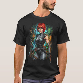 Camiseta Heroína de supervivencia y terror de Dino Crisis R